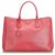 Prada Rosa Leder Saffiano Galleria Handtasche Pink  ref.122881