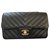 Chanel Mini rectangular Black Leather  ref.122932