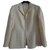 Giacca da giacca di cotone Gianni Versace Couture Crema  ref.122933