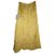 Yohji Yamamoto, A-Line Skirt Yellow Silk Cotton  ref.122934