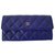 Timeless Chanel wallet in new leather Blue  ref.122981
