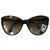 Chanel Sunglasses Dark brown Acetate  ref.122991
