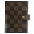 Louis Vuitton Estuche de cuaderno con 1 lápiz dentro Marrón claro Marrón oscuro Charol  ref.123046