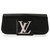 Louis Vuitton Black Electric Epi Sobe Clutch Negro Cuero  ref.123056