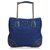 Prada Blue Nylon Shoulder Bag Leather Cloth  ref.123096
