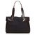 Gucci Black GG Canvas Handbag Leather Cloth Cloth  ref.123111
