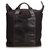 Gucci Black Canvas Tote Bag Leather Cloth Cloth  ref.123125