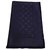 Louis Vuitton Monogram Scarf Blue Silk  ref.123215
