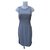 Stella Mc Cartney Dresses Blue Cotton Viscose Elastane Polyamide  ref.123222