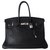Hermès HERMES BIRKIN BAG 35 black Leather  ref.123229