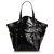 Yves Saint Laurent YSL Black Patent Leather Downtown Tote  ref.123285