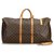 Louis Vuitton Brown Monogram Keepall Bandouliere 60 Leather Cloth  ref.123291