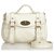 Mulberry White Leather Alexa Satchel Cream  ref.123317