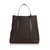 Céline Celine Brown Jacquard Tote Bag Dark brown Leather Cloth  ref.123326