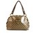 GUCCI GG Sac moyen Babouska Dome en toile beige avec cristaux ébène Guccissima Marron  ref.123439