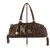 Lancel Handbag Chocolate Leather  ref.123490
