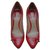 Chloé Heels Red Patent leather  ref.123509