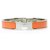 Hermès CLIC H END GM SILVER TANGERINE Silvery Orange Metal  ref.123597