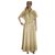 Zapa Dresses Yellow Linen  ref.123609
