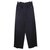 Chanel high waisteded Pants Summer Collection 1989 superb Navy blue Cotton  ref.123760