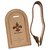 Louis Vuitton Large size vacchetta luggage tag hot stamped New Orleans Leather  ref.123841