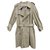 Trench Burberry Vintage Taille 56 État Comme Neuf Coton Polyester Kaki  ref.123872