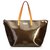 Louis Vuitton Brown Vernis Bellevue PM Bronze Leather Patent leather  ref.123968