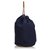 Hermès Hermes Blauer Canvas-Rucksack aus Polochon Braun Marineblau Leder Leinwand Tuch  ref.123989