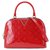 Louis Vuitton HANDTASCHE Melrose-Lack 2WAY Handtasche Schultertasche Rot Lackleder  ref.124054