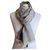 GUCCI SCARF NOVO CINZA Cinza antracite Seda Lã  ref.124071