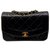 Chanel Diana Black Leather  ref.124330