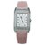 Jaeger Lecoultre Jaeger Le Coultre Watch, model "Reverso Duetto", steel and diamonds on leather.  ref.115784