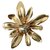 Chanel Sublimage Broche Dourado Metal  ref.123822