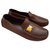 Louis Vuitton Flats Brown Leather  ref.124259