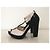 Sandali con tacco Melissa - Nuovo Nero - vista 6