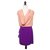 Diane Von Furstenberg DvF Reara colourblock vestido de seda Púrpura Melocotón  ref.124518