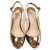 Christian Louboutin Espadrilles Golden Leder  ref.124536