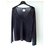 CHANEL  PERFORATED VISCOSE TOP Black  ref.124555
