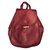 Longchamp leather backpack Red Dark red  ref.124607