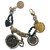 Dolce & Gabbana Armbänder Schwarz Golden Stahl  ref.124660