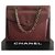 Vintage Chanel Bordeaux Tasche mit GHW Leder  ref.124678