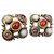 Superbe Paire de clips d'oreilles, Marque Christian Dior par Gripoix Verre Multicolore  ref.124750