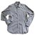 Massimo Dutti brown white blue striped shirt T. XL (43-44) Cotton  ref.124790