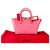Valentino Garavani Valentino Rockstud Shopper-Tasche Pink Leder  ref.124817