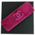 Chanel velvet barrette Purple Leather  ref.124875