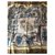 Hermès Le Moyen Age o bufanda Vieux Paris de Christiane Vauzelle Caramelo Seda  ref.124889