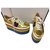 Gucci Peggy sneakers Golden Leather  ref.124906
