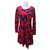 Marc by Marc Jacobs Robes Rayon Rouge Multicolore  ref.124935