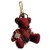BURBERRY, Key ring Thomas Bear with hairpin 100 % cachemire Rouge  ref.124976