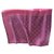 LOUIS VUITTON SCARF STOLA NEW FUXIA PINK Silk Wool  ref.124980